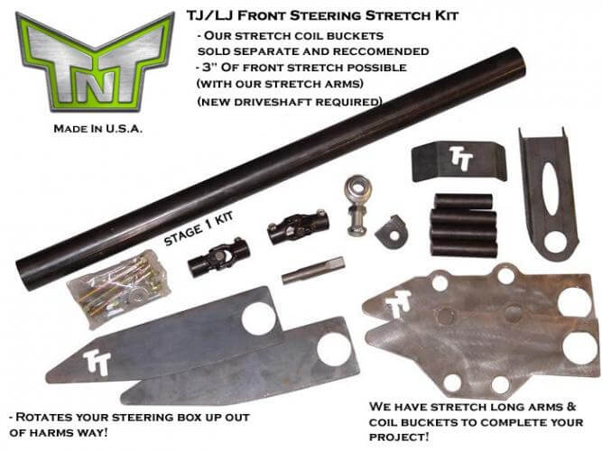 Steering Box Rotation Kit for Jeep TJ/LJ - TNT Customs