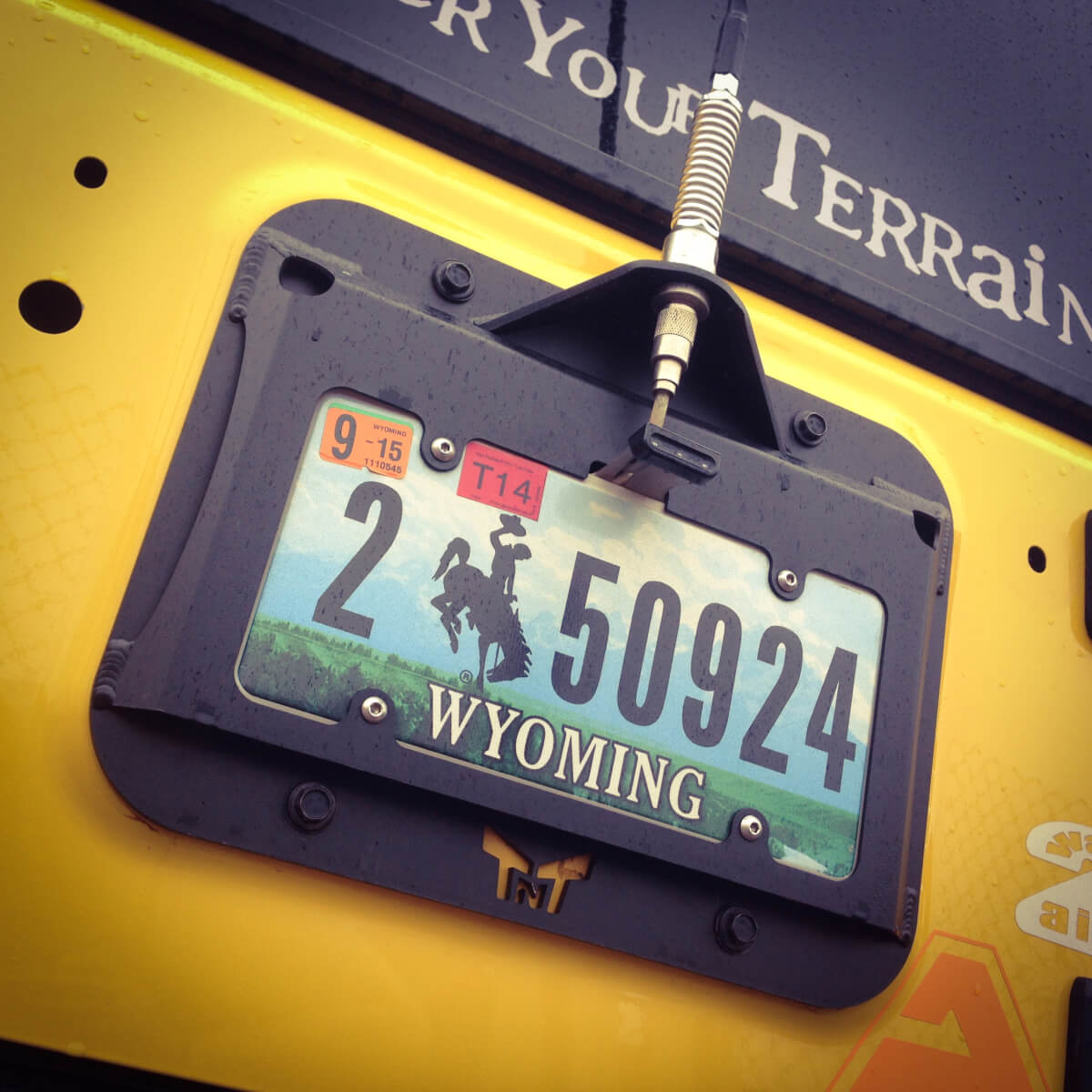 Rear License Plate Mount for Jeep Wrangler JK/JKU – TNT Customs