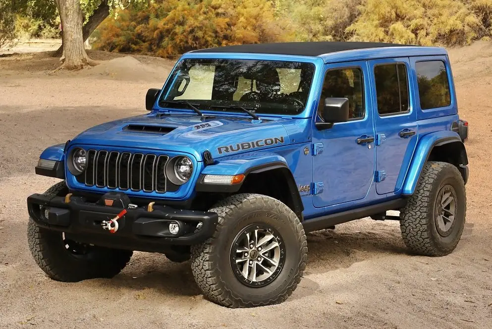 Blue Jeep Wrangler 392