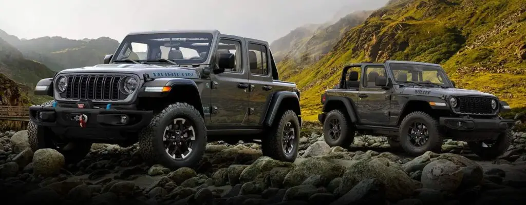 Jeep Wrangler Rubicon and Willys Jeep